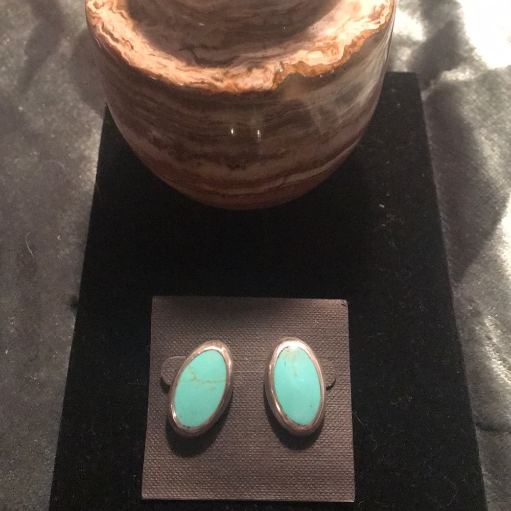 Sterling silver turquoise earrings